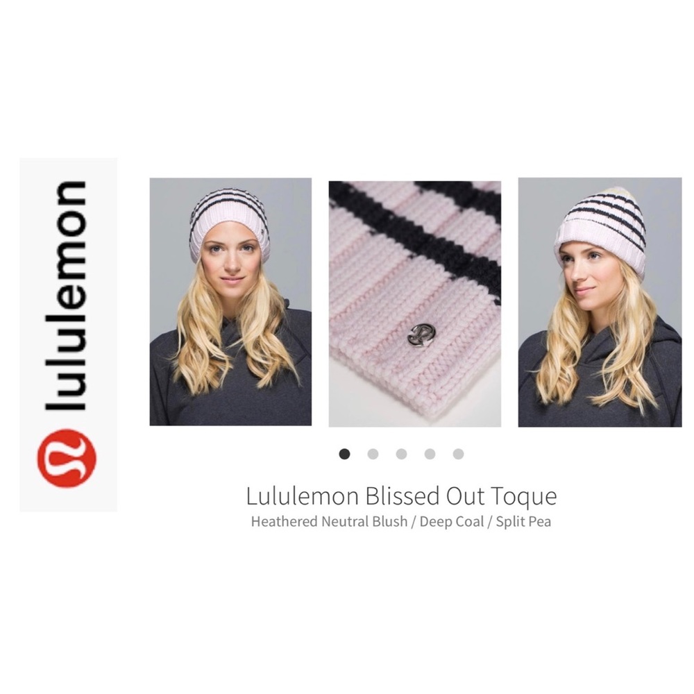LuLuLemon Blissed Out Toque/ Winter Hat/Beanie. Blush